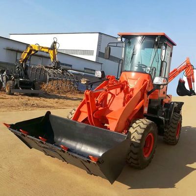 Mini Backhoe Loader WZ10-15 4WD com Low Retail e 3 cbm Capacidade de Balde