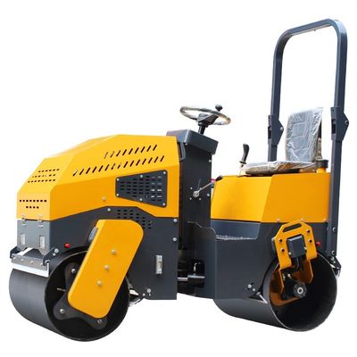 KYB 530mm Diâmetro do tambor Pneumático Hidráulico Vibrante Tandem Mini Road Roller Compactor