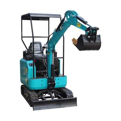 1800 kg Peso da máquina HUAQI Mini Digger Crawler Excavator com cilindro hidráulico Eaton