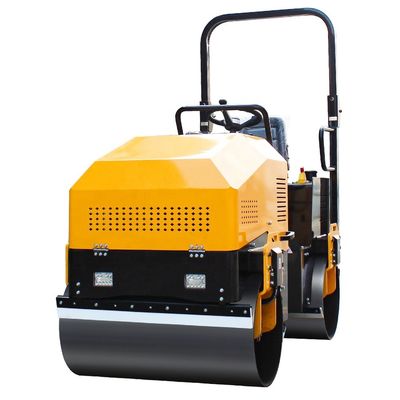 2.0 Pequeno compactador hidráulico industrial para rolos vibratórios de estrada de tambor duplo