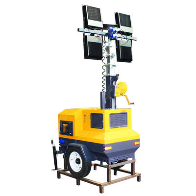 Diesel Light Tower Multifunção Outdoor Tower Light com 3500K Temperatura de Cor