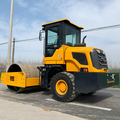 88 kw YUNNEI Motor HQ-YL8000 8 toneladas Roller vibratório de estrada para construção de asfalto