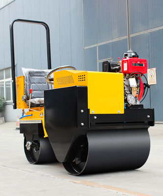530 mm de diâmetro de tambor Mini Roller de estrada de tambor duplo para compactação rápida e eficaz