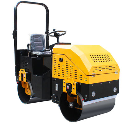 Mini Rod Roller 1,5-2,0 toneladas Pequeno compactador vibratório Rodas de aço Diâmetro 530X800