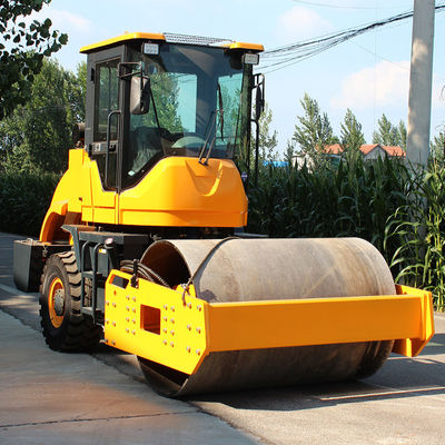 Máquina de compactação industrial para construção de estradas com velocidade continuamente variável