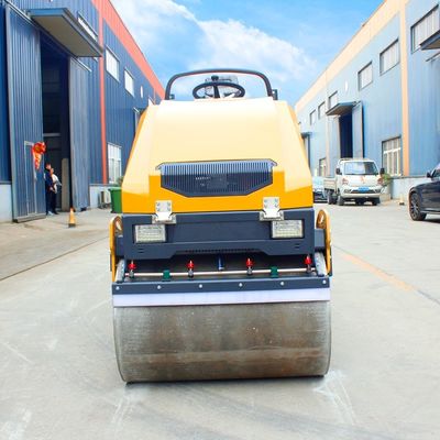 Compactor de rolos de tambor duplo de 1t 2t 3t 4t 6t 8t 10t com válvula hidráulica HYDAC