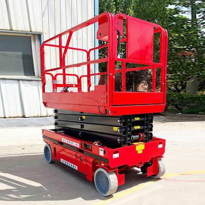 Plataforma de trabalho aéreo autopropulsada de 8 m com bateria e potência de elevação de 48 V/4,5 kW