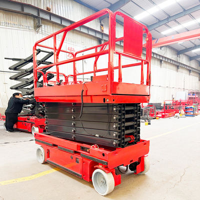 2000 kg Peso do carregador Todo o terreno Plataforma de elevação hidráulica de trilho para trabalho aéreo