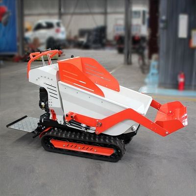 Alta eficiência de operação Ton Crawler Mini Vibração de borracha Diesel Dumper autocarregamento