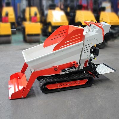 Alta eficiência de operação Ton Crawler Mini Vibração de borracha Diesel Dumper autocarregamento