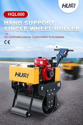 330kg Rolha de tambor único Diesel Gás Vibrante Compactor de estrada Asfalto Mini Rollers