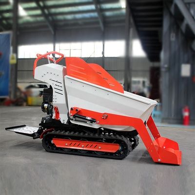 Alta eficiência de operação Ton Crawler Mini Vibração de borracha Diesel Dumper autocarregamento