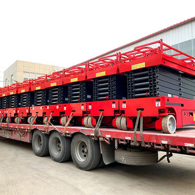 Elevador de móveis de tesoura de altura média Elevador de veículos 320 kg Peso 900 mm Plataforma de extensão