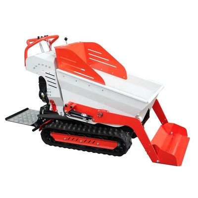 800 kg Capacidade de carga Mini Crawler Dumper com motor de 6,5 HP e fluxo hidráulico de 28,8 L