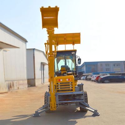 Mineração de energia mini escavadeira de reboque com estilo retro e capacidade de reboque