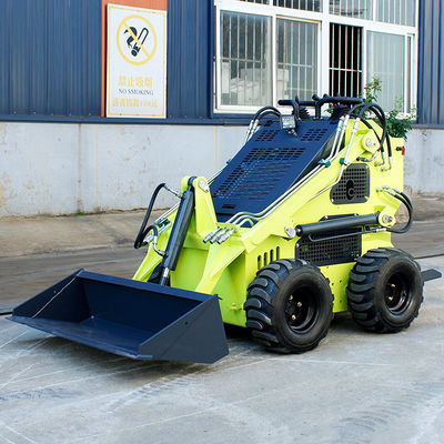 17.1kw Potência Máquinas de construção Carregador de rodas Diesel Crawler Mini Skid Steer Load