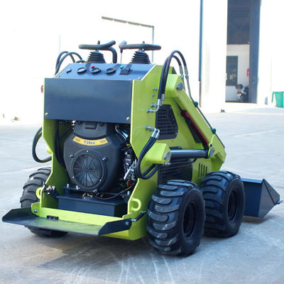 17.1kw Potência Máquinas de construção Carregador de rodas Diesel Crawler Mini Skid Steer Load