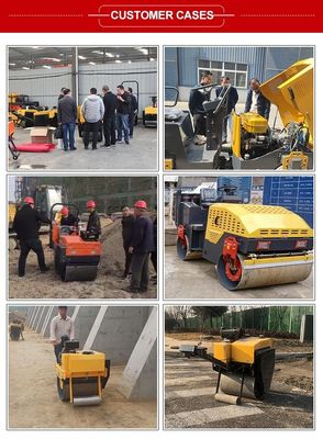 Compactor vibratório de rolos rodoviários com força excitante de 20KN e frequência de vibração de 70Hz