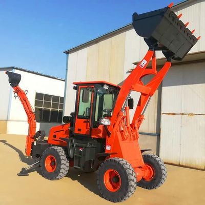 Mini Backhoe Loader WZ10-15 4WD com Low Retail e 3 cbm Capacidade de Balde