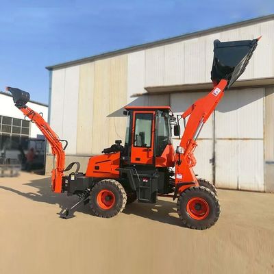 Alta eficiência operacional Compacta Loader Backhoe com BOXINHUASHENG válvula hidráulica