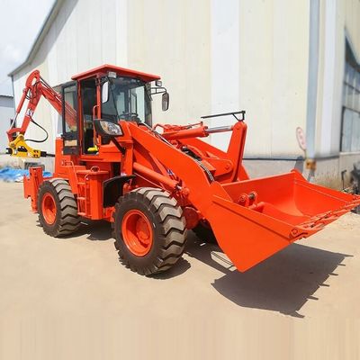 Alta eficiência operacional Compacta Loader Backhoe com BOXINHUASHENG válvula hidráulica
