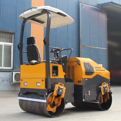 Compactor de rolos de estrada mini com vibração hidráulica para construção rodoviária