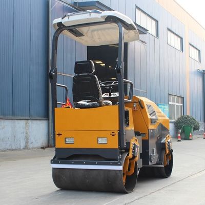 45KN Exciting Force Mini Static Road Roller para fácil manobrabilidade e controle