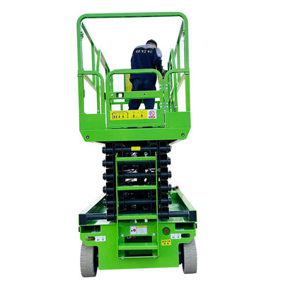 2000 kg de reboque de bateria hidráulica móvel Elevador de tesoura elétrica para plataforma de trabalho aéreo