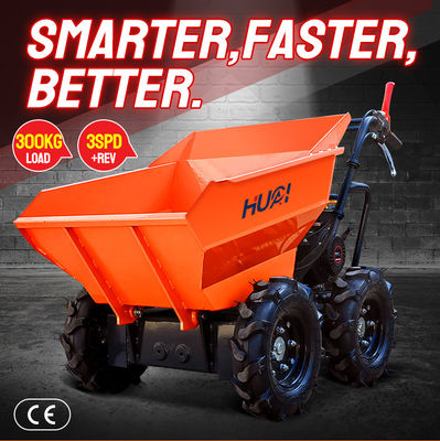 Fabricado um mini-dumpador de potência elétrica de 60 kW com capacidade de carga de 300 kg.