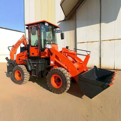 3 cbm Bucket Backhoe Loader Máquina de mover terra com cilindro hidráulico CHAOSHUN