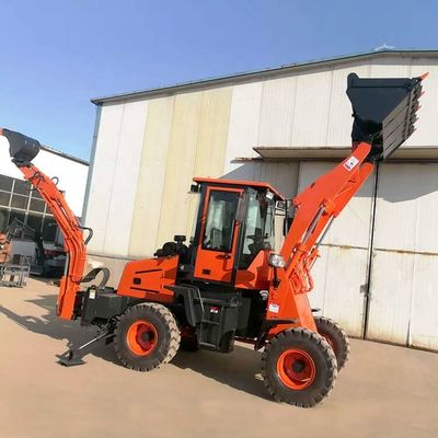 3 cbm Bucket Backhoe Loader Máquina de mover terra com cilindro hidráulico CHAOSHUN
