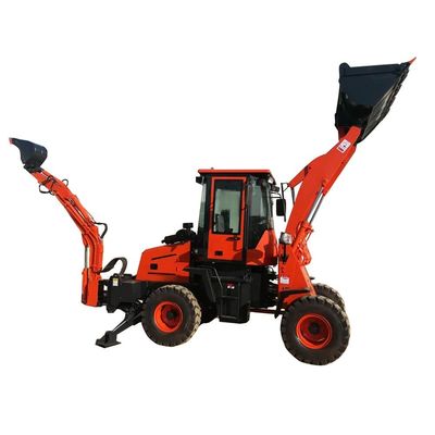 3 cbm Bucket Backhoe Loader Máquina de mover terra com cilindro hidráulico CHAOSHUN