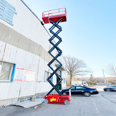 CE ISO Elevador de tesoura montado em camião a bateria hidráulica com capacidade de carga de 320 kg