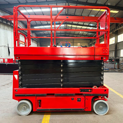 Bateria 4-14m Tesouras elétricas móveis Elevador de construção com sistema hidráulico