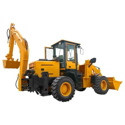 Carregadores elétricos de retroescavadeira de rodas mais pequenos com base de rodas de 150 mm Mini Front End Loader