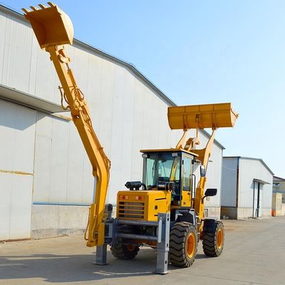 Carregadores elétricos de retroescavadeira de rodas mais pequenos com base de rodas de 150 mm Mini Front End Loader