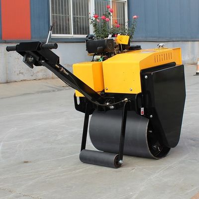 Máquinas de construção rodoviária de vibração de 0,5 toneladas Roller de estrada de tambor único com motor EPA