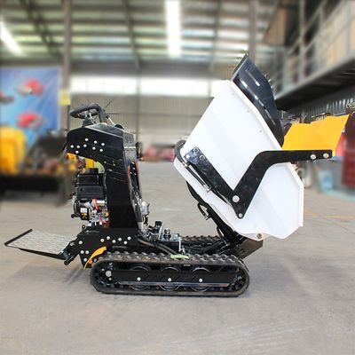Autocarregador Mini Crawler Dumper com capacidade de carga de 500 kg e peso da máquina de 360 kg