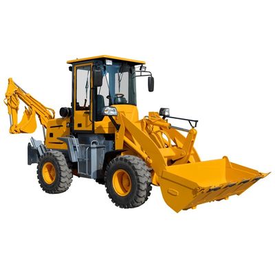 4x4 Mini Backhoe Loader com alta eficiência operacional e BOXINHUASHENG bomba hidráulica