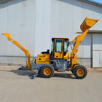 4x4 Mini Backhoe Loader com alta eficiência operacional e BOXINHUASHENG bomba hidráulica