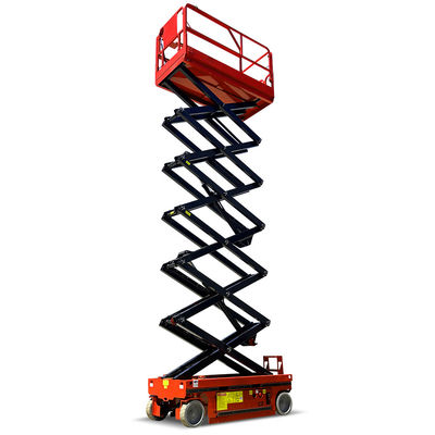 Elevador elétrico hidráulico de tesoura com capacidade de 320 kg e plataforma de extensão de 900 mm
