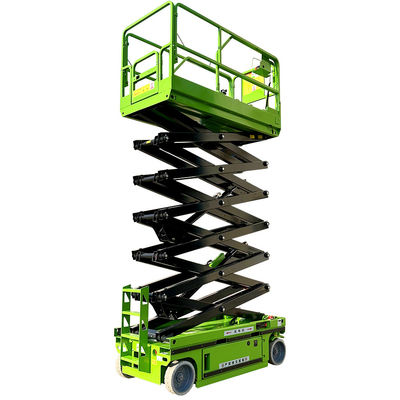 Elevador elétrico hidráulico de tesoura com capacidade de 320 kg e plataforma de extensão de 900 mm