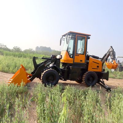 HQ-WZ-8-12 Excavadora de carregador de retroescavadeira A máquina definitiva para seus projetos de construção