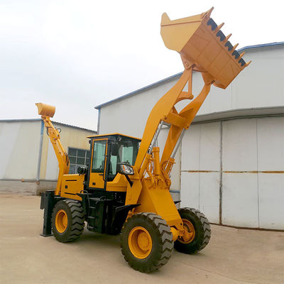HQ-WZ-20-28 Mini Excavadora Carregadora de Escavação com 37 KW e 500 mm Min. Raio de Viração