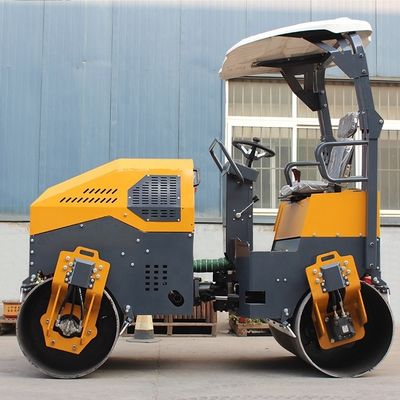 3t 3000kg Vibrator Compactor Motor Diesel Rodoviário de pequena vibração para asfalto