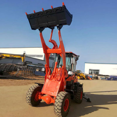 Máquinas de construção de backhoe carregador Trator HQ-WZ-20-28 com 500 mm Min. raio de rotação