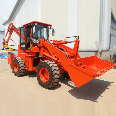 Máquinas de construção de backhoe carregador Trator HQ-WZ-20-28 com 500 mm Min. raio de rotação