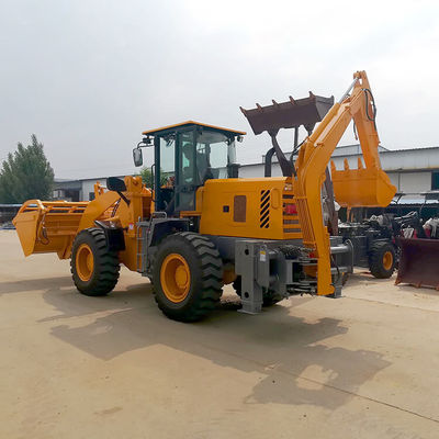 HQ-WZ-25-30 4x4 Carregador de Excavadora Hidráulica Rodas de Máquina Integradas Mini Backhoe Loader