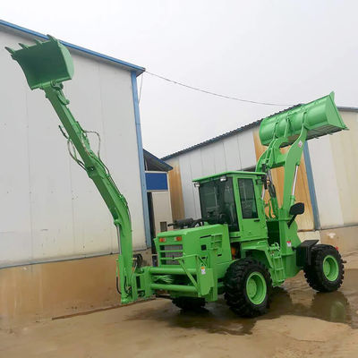 HQ-WZ-25-30 4x4 Carregador de Excavadora Hidráulica Rodas de Máquina Integradas Mini Backhoe Loader