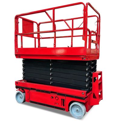 48V/4.5kw Potência do motor 4-16m plataforma de tesoura móvel para aplicações industriais